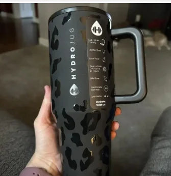 NEW HydroJug Tumbler 32OZ Traveler Straw Lid Stainless Steel Vacuum Insulated Car Mug Double Wall Thermal Iced Travel