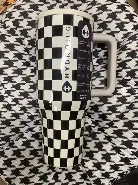 NEW HydroJug Tumbler 32OZ Traveler Straw Lid Stainless Steel Vacuum Insulated Car Mug Double Wall Thermal Iced Travel