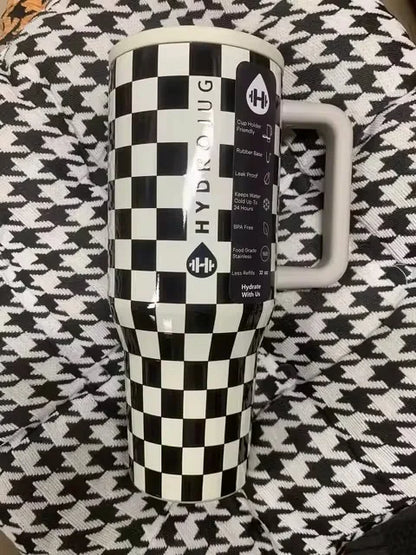 NEW HydroJug Tumbler 32OZ Traveler Straw Lid Stainless Steel Vacuum Insulated Car Mug Double Wall Thermal Iced Travel