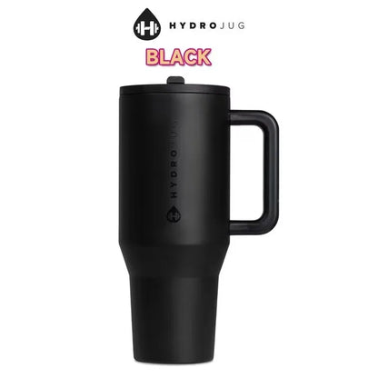 NEW HydroJug Tumbler 32OZ Traveler Straw Lid Stainless Steel Vacuum Insulated Car Mug Double Wall Thermal Iced Travel